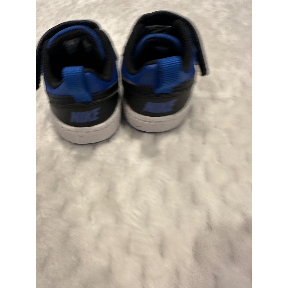 Nike Court Borough Low Recraft Black Game Royal Blue HM6300-480 Toddler 5C - Picture 7 of 7